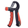 thumbnail image 1 of Hand Grip Strengthener Finger Exerciser Fitness Hand Gripper  with Counter for Muscle Building, Musician, Guitar Black Red, 1 of 9