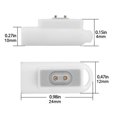 thumbnail image 3 of braveheart Portable Magnetic Charger Adapter For Band 8 Easy And Safe Charging White 1Set, 3 of 6