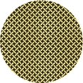 thumbnail image 1 of Ahgly Tapis Rond Lavable en Machine Intérieur Transitionnel Gris Minuit, 4 Pieds Rond, 1 of 7
