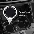 thumbnail image 2 of fheaev Car Cup Mat Bottle Seat Cushion Non-slip Cushion, 2 of 7