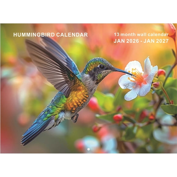 Birdeem Monthly Calendar Planner, 2026-2027 Wall Calendar 2 Year Wall Planner 2026-2027 Monthly Calendar 2026 with Ruled Blocks Holidays Notes Thick Paper, Monthly Wall Calendar, 2 Year Planner