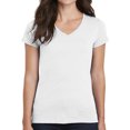 thumbnail image 1 of Gildan - T-Shirt à Col en V pour Femmes en Coton Épais, 1 of 1