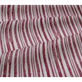 thumbnail image 5 of oneOone Cotton Jersey Maroon Fabric Striped Line Sewing Craft Projects Fabric Prints By Yard 58 Inch Wide, 5 of 5