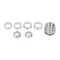 thumbnail image 3 of 8pcs Ensemble Support de Base de Mouvement de Montre, Kit d'Outils de Réparation de Montre Horloger, Réparation de Montre en Acier Inoxydable Argent Entretien Outils pour BZ 2000, Outil de Remplacement de Batterie de Montre Professionnelle, 3 of 8