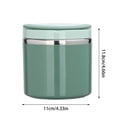 thumbnail image 3 of TIELUTT Large Capacity Stainless Steel Soup Cup Sealed with Lid Leak Hard Place Mats round Dining Table Set for 4 round round Small Kitchen Table Set Kitchen Table round Set for 4 Table Mats with Nap, 3 of 5