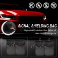 thumbnail image 1 of Cagogo 2Pcs RFID Key Fob Protector, 2 Pack Car Key Signal Blocking Bag, Anti-Theft RFID Blocker Pouch, Anti-Hacking Case for Keyless Entry Vehicles, Leather Key Fob Cover for Car Keys and House, 1 of 9