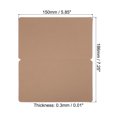 thumbnail image 2 of Unique Bargains Blank Greeting Cards,100pack Favor Decor Foldable Blank Card ,Brown Card Paper, 2 of 5