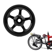 Folding Bike Easy Wheel, Smooth Rolling Easy to Move & Secure Fixation Portable Compact Design for Commuting & Travel