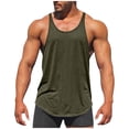 thumbnail image 1 of Lmnyox Men's Workout Tank Tops Cotton Sleeveless Stretchy Training Muscle Tee Quick Dry Athletic Shirts, 1 of 6