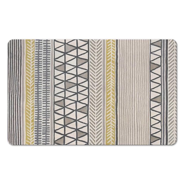 Step into Elegance with our 20x32in Boho Bathroom Runner Rug - Non-Slip Moroccan Geometric Long Bath Mat, Soft, Machine Washable, Perfect for any Farmhouse Decor