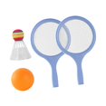 thumbnail image 3 of Kids Badminton Tennis Set Badminton Racket with Ball and Badminton Shuttlecock, Blue, 3 of 9