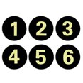 thumbnail image 1 of Aspire Acrylic Locker Number Signs 1-30, Door Sign with Self-adhesive Tape Black, 1 of 5