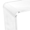 thumbnail image 2 of Heavenly Collection Table Console en Acrylique Transparent Moyenne (30" H x 36" W x 8" D), 2 of 4