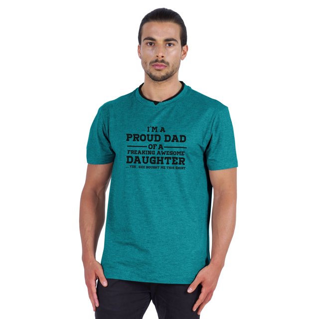 Inkmeso Graphique pour Homme Je Suis le Papa Fier d'Une Fille Incroyablement Géniale