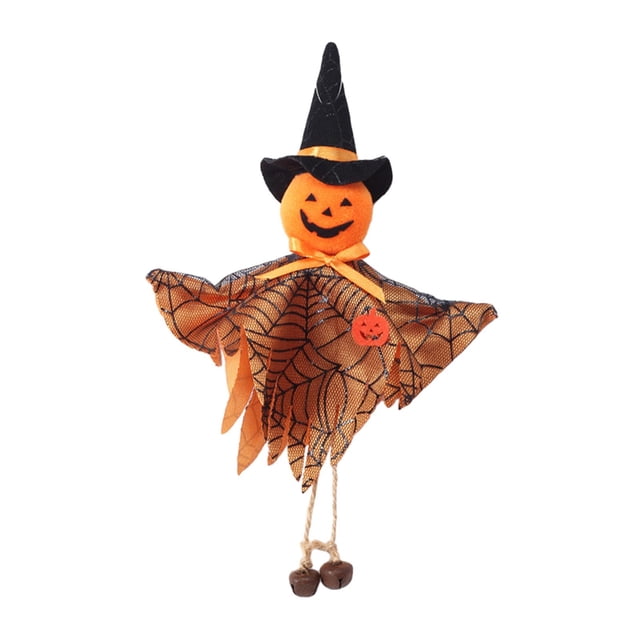 Halloween Plush Doll with Pendant Tree Hanging Figure Soft Stuffed Toy Halloween pumpkin