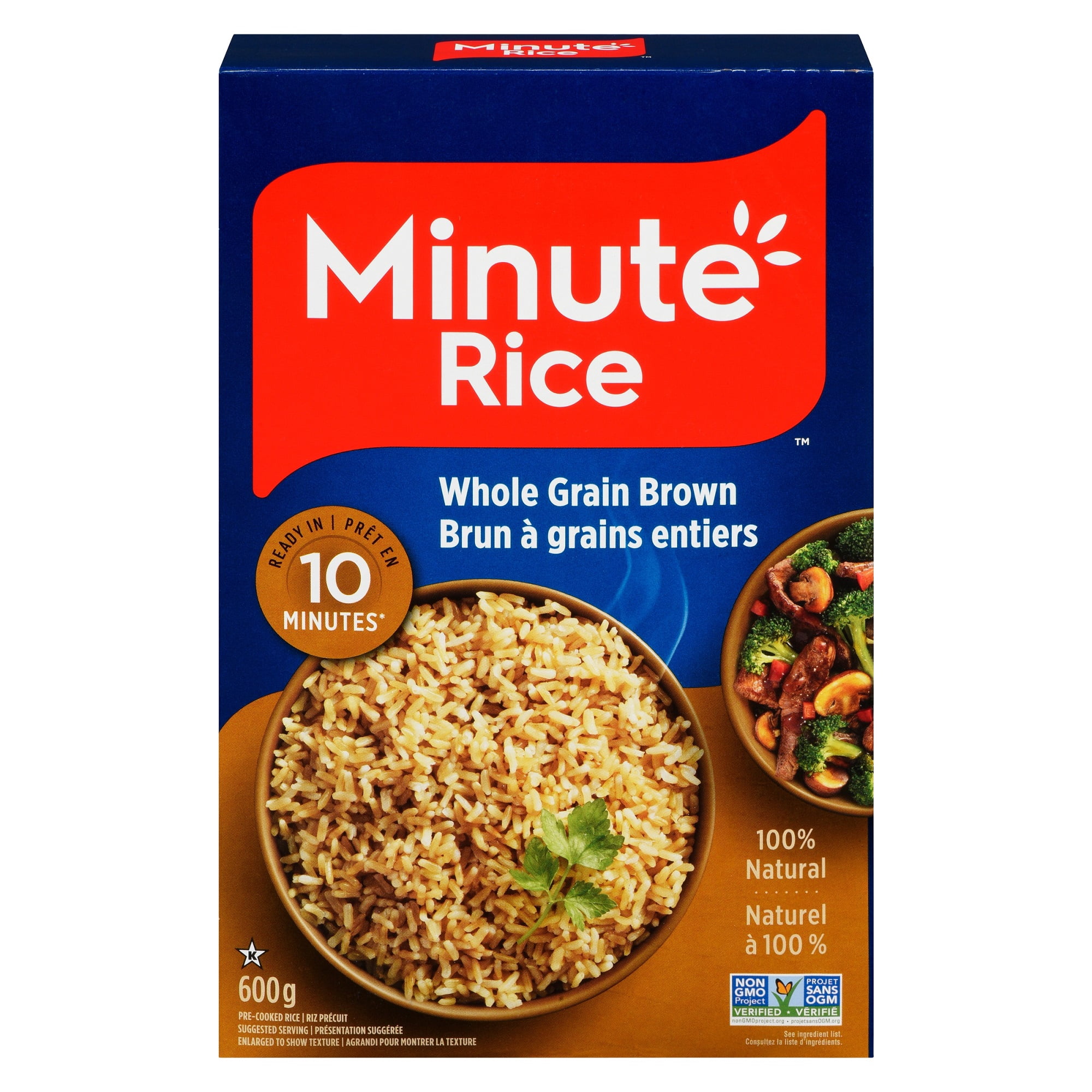 Riz brun à grains entiers Minute Rice®, 600 g