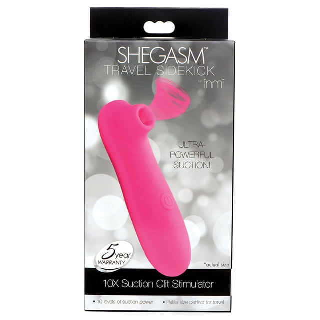 Shegasm Travel Sidekick Vibromasseur à Succion, Rose