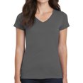 thumbnail image 1 of Gildan - T-Shirt à Col en V pour Femmes en Coton Épais, 1 of 1