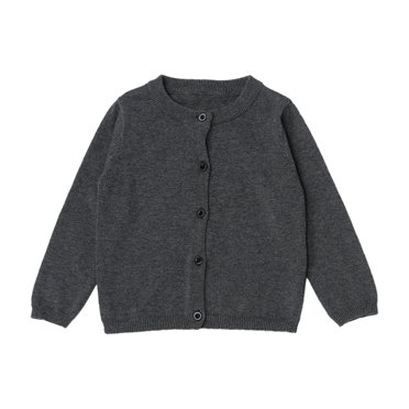 YOUSNH Cardigan pour Bébé et Enfant Fille à Manches Longues, Chandail Boutonné pour Enfant Fille, Cardigan à Col Rond, Chandail, Chandails pour Filles GY2 7Y