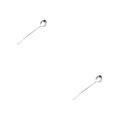 thumbnail image 3 of Langgg Portable And Durable Stainless Steel Teaspoon For Office Stirring Office Stirring Spoon Teaspoon silver spoon 2Set, 3 of 6