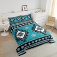 thumbnail image 4 of Erosebridal Boho Aztec Bedding Twin Comforter Set, Retro Geometry Down Comforter, Tribal Hippie Style Decor, 2pcs, 4 of 7