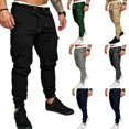 thumbnail image 4 of Pantalon Skinny Slim Fit Urbain Jambe Droite Décontracté Crayon Jogger Cargo, 4 of 4