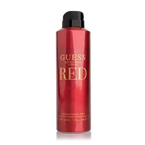 GUESS Séduisant HOMME Rouge par GUESS, Vaporisateur pour le Corps 6 OZ