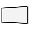 thumbnail image 4 of Projection Screen Kit, 16:9 Thicken Portable Non Crease Soft White Polyester Projector Curtain Projection Screen  for Home Theater Conference Outdoor Camping Movie, 4 of 7