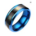 thumbnail image 3 of Couple Rings Delicate Ring Smart Sensor Body Presents Accessories Temperature Small Lightness Finger Jewelry Wedding Women Engagement Blue 7#, 3 of 7