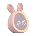 thumbnail image 1 of Lksixu Adorable Bunny Réveil avec Veilleuse pour Chambres avec Réglages Intelligents, Alarmes de Luminosité Réglables et Multiples Sonneries pour Tous les Âges Gadgets de Cuisine, 1 of 6