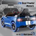 thumbnail image 2 of Licensed Ford Mustang GT500 Ride on Car for Kids by OLAKIDS, Battery Powered Electric Vehicle with Remote Control, Headlight, Power Display, USB, Music, Radio, Aged 3-8, 2 of 9