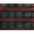 thumbnail image 4 of oneOone Georgette Viscose Fabric Floral & Chevron Block Printed Craft Fabric BTY 42 Inch Wide, 4 of 4