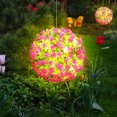 thumbnail image 1 of Dvkptbk Artificial Plant Topiary Ball with Lights USB Rotating Flower Ball Light with Remote Control Decorative Hanging Plant Ball Light Grass Ball Lamp Christmas Home Decor on Clearance, 1 of 7