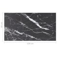 thumbnail image 3 of vidaXL Table Top Black 120x65 cm 8mm Tempered Glass with Marble Design, 3 of 3