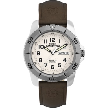 TIMEX® Expedition Traditional 40mm Leather Strap Watch