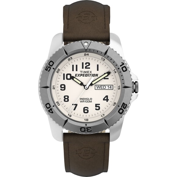 Montre TIMEX® Expedition Traditional 40 mm avec bracelet en cuir