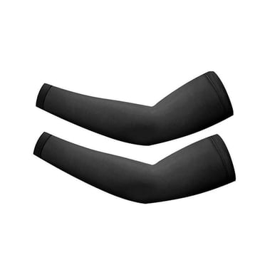 Riforla Manchons de Bras de Protection UV Hommes Femmes Manchons Rafraîchissants contre le Soleil Bras Sports Sécurité Noir
