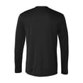 thumbnail image 1 of Hanes 482L Cool Dri Performance Mens Long-Sleeve T-Shirt, Black - Size 3X, 1 of 3