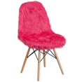 thumbnail image 1 of Shaggy Dog Hot Pink Accent Chair, 1 of 6