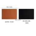 thumbnail image 2 of WHEANG Leather Placemat Home Double Sided Rectangular Insulated Table Mat Restaurant Hotel Western Food Mat Waterproof Dinner Plate Mat, 2 of 3