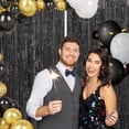 thumbnail image 2 of 1pcs Set 6.5ft Gold Aluminium Foil Fringe Curtain Photo Backdrop Streamers Decorations For Birthday Party Streamers Party 1pcs Set 6.5ft Gold Aluminium Foil Streamers Party Decorations Fringe Curtain, 2 of 9