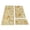 AE, variante sur Ensembles de Tapis de cuisine 3 Pcs avec coureur Tapis de cuisine non lavable pour le sol Tapis de cuisine et Tapis Tapis coureurs pour couloirs blanchisserie ((40 * 60 + 50 * 80 + 40 * 120cm) Style