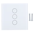 thumbnail image 2 of Smart Dimmer Switch, Touch Control Smart Dimmer Switch 400W Stepless Brightness  for Household White, 2 of 7