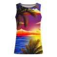 thumbnail image 3 of Birdeem Nouveau Débardeur Décontracté Mode Homme Été Floral Hawaïen Imprimé Sport Col Rond, 3 of 4