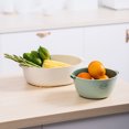 thumbnail image 2 of Wuming Wuming Kitchen Strainer - Multi-Purpose Fruit and Vegetable Drainage Basket in Deep Blue, Detachable Design, Large Capacity (2000ml O-shape & 5000ml U-shape), Eco-Friendly PP Material, 2 of 6