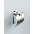 thumbnail image 2 of American Imaginations 5.67-in. W Rectangle Stainless Steel Toilet Paper Roll Holder In Chrome Color AI-34598, 2 of 3