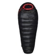 thumbnail image 1 of Sac de Couchage Bas 210x80x50cm, Adulte 1 Personne 0 Degré Compact Portable Camping Randonnée Isolé avec Sac de Rangement - Noir 1000g, 1 of 10