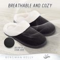 thumbnail image 3 of Bergman Kelly Womens Éraflures Sabot Corail Molleton Mémoire Mousse Pantoufles Chaussures de Maison Intérieur / Extérieur, Collection de Bulles, 3 of 7