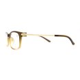 thumbnail image 4 of Chic Elegant Rectangle Designer Style Clear Lens Fashion Eyeglasses Green, 4 of 4