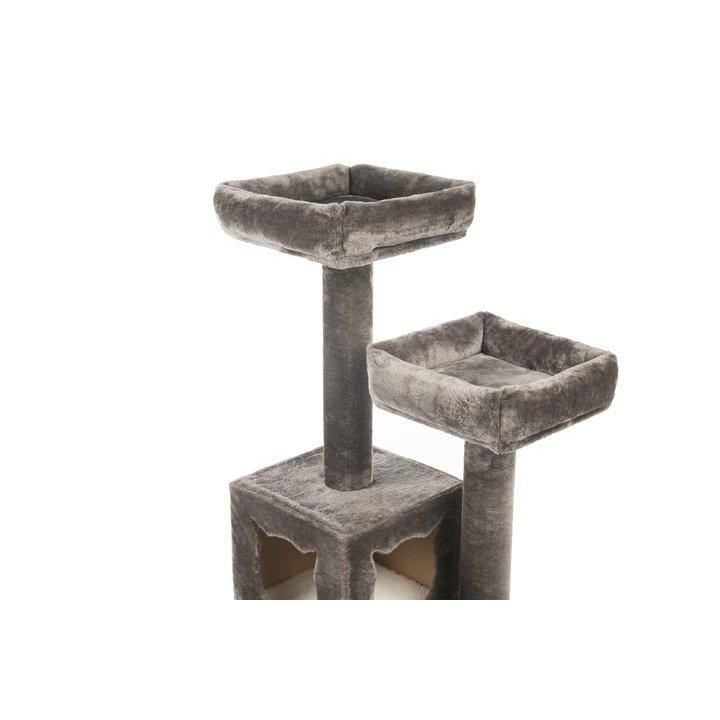 Maison pour chat gris Prevue Pet Kitty Party Tower